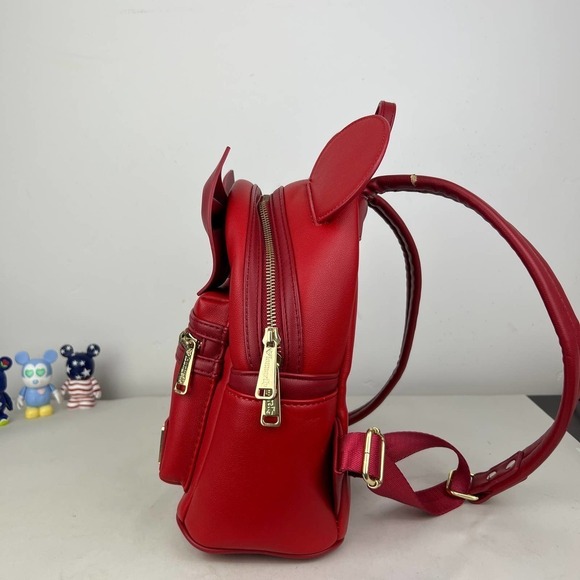 Disney Loungefly Minnie Mouse Red Bow Mini Backpack main image 5